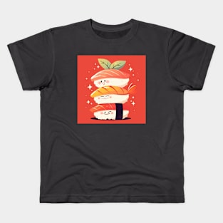 Delightful Sushi Friends V Kids T-Shirt